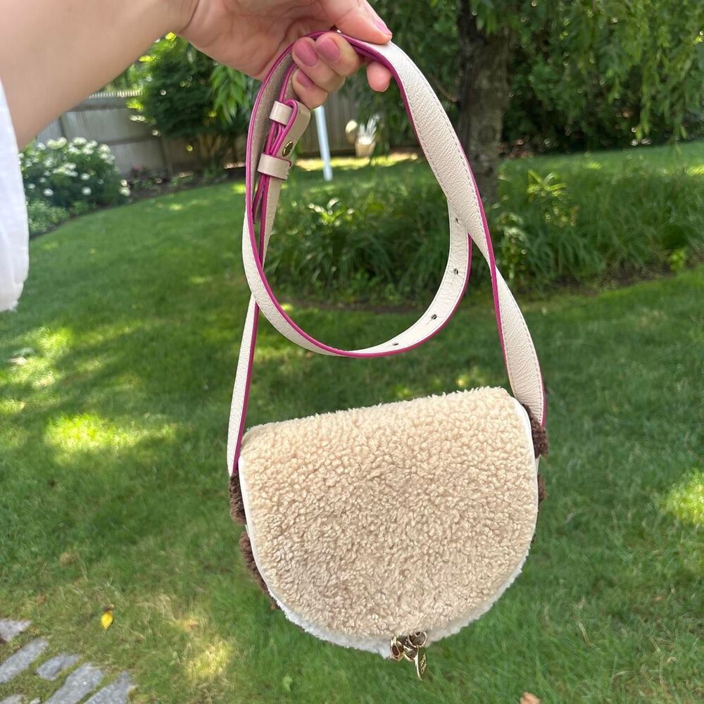 See by Chloe Mara Shearling crossbody bag - Picture 2 of 8